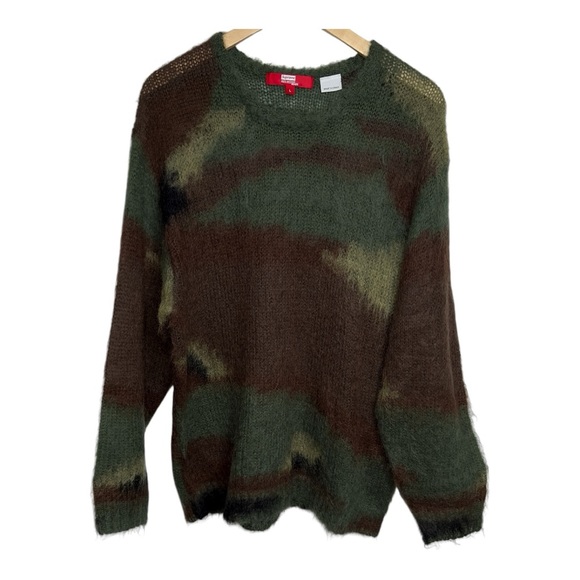 Supreme x Junya Watanabe COMME des GARCONS Mohair Wool Blend Knit Sweater Size L - Picture 1 of 10